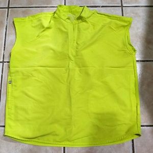 FIGS Rafaela oversized scrub top (M) in Limeade